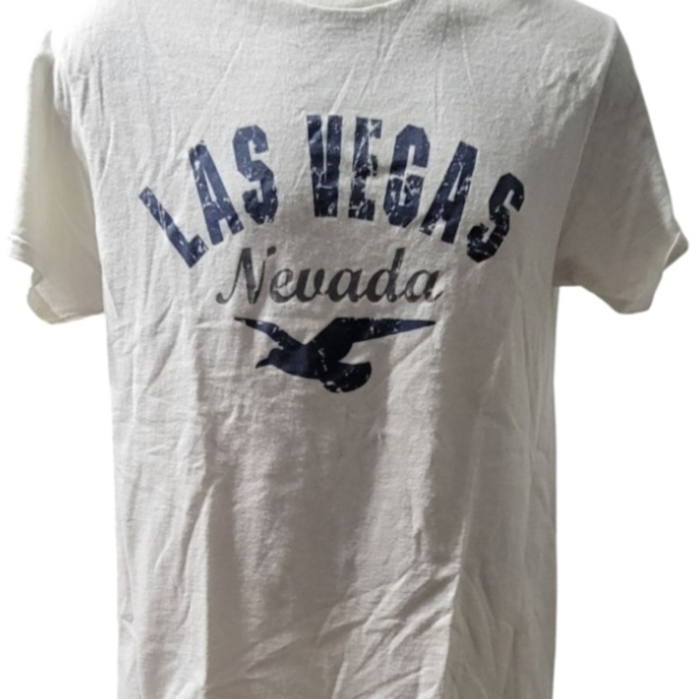 Las Vegas Nevada Graphic Short Sleeve Tee - White